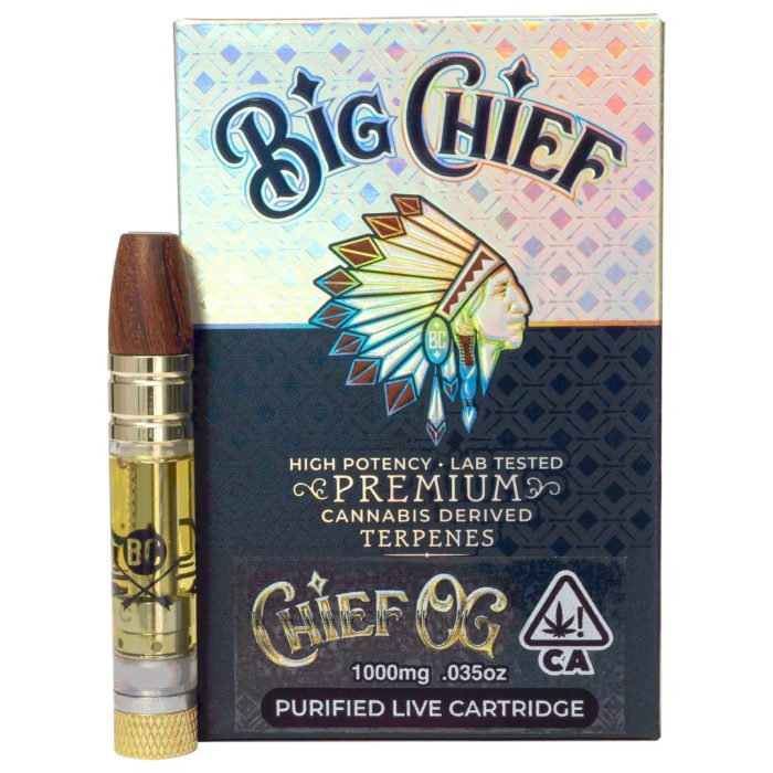 BIG CHIEF CDT CARTRIDGES 1G – CHIEF OG